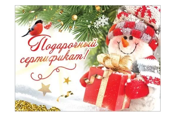 9201365 Конверт для сертификата "Подарочный сертификат" НГ