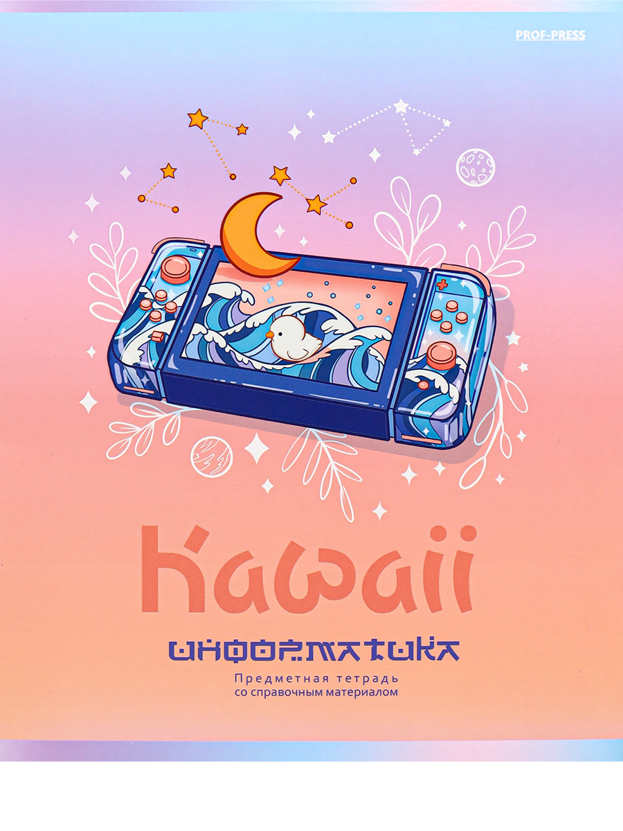 Тетрадь Предм. Информатика 48л. Проф-Пресс "KAWAII"