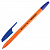 Ручка шарик. Brauberg "X-333 Orange" синяя, 0,7 мм, линия письма 0,35 мм, корпус оранжевый.