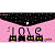 Папка с кнопкой с рис. С6 евро  0,15 мм (260x140мм) deVENTE "Love" travel-size, непрозрач