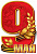 Наклейка "9 мая" А4 232х158мм