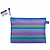 Папка с замком молния B5 BRAUBERG "Stripes" сетка ПВХ,1отд.