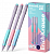 Ручка шарик. ErichKrause "ErgoLine Kids Stick&Grip Pastel" синяя, 0,5 мм, выемки для пальцев, корпус ассорти