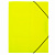 Папка-конверт на резинках 0,6 мм Expert Complete PRISMA NEON желтый, до 35 мм