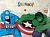 Папка с кнопкой с рис. 0,20 мм SILWERHOF "Marvel comics"