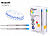 Стержень шарик. авт. тип Паркер металл.  99 мм синий 0,7 мм Mazari