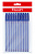 Ручка шарик. LUXOR "Stripes" синяя, 0,55мм, линия 0,35, игольч., одноразовая, 1/10