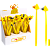 Ручка шарик. deVENTE "I Love Cheese" синяя, 0,7 мм, игольч.,  ассорти